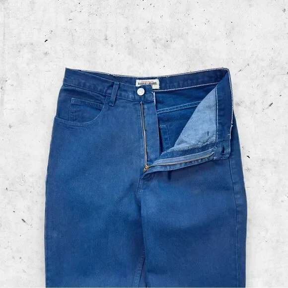 Vtg 90s Guess Jeans USA Jeans, Red Patch, High Rise Tapered Leg, USA Made 28 30 - Picture 3 of 7